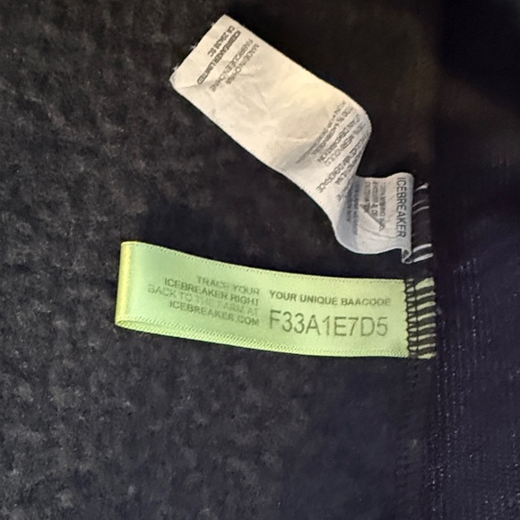 Icebreaker - Gray Hooded Jacket with Red Lining - medium men - Picture 3 of 7